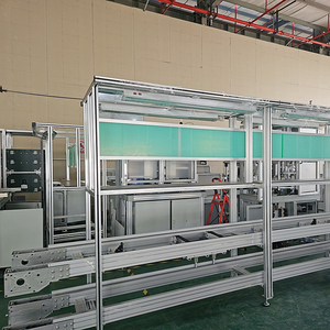 Maxsen Pallet Hệ thống băng tải cơ giới con lăn băng tải điện xe máy Dây chuyền lắp ráp đôi tốc độ chuỗi băng tải - Product Image 2