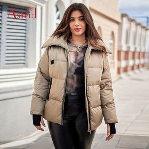 Manteau en duvet <span class=keywords><strong>de</strong></span> <span class=keywords><strong>canard</strong></span> léger Manteau en duvet matelassé d'hiver pour femme Manteau en duvet matelassé - Product Image 5