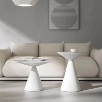 Ensemble de canapés de salon modernes et créatifs avec petite table basse Table d'angle ronde simple pour meubles de chambre à coucher