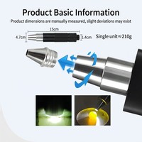 Lampe torche professionnelle 4000mAh pour la vérification des faux billets, des passeports et des cartes d'identité, filtre ZWB2, lampe torche UV avec pointeur laser