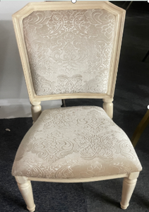 European Style Modern Aluminum Gold Frame <b>Stackable</b> Restaurant <b>Chair</b> | Upholstered Banquet Seating Tapered Legs Hospitality - Product Image 4