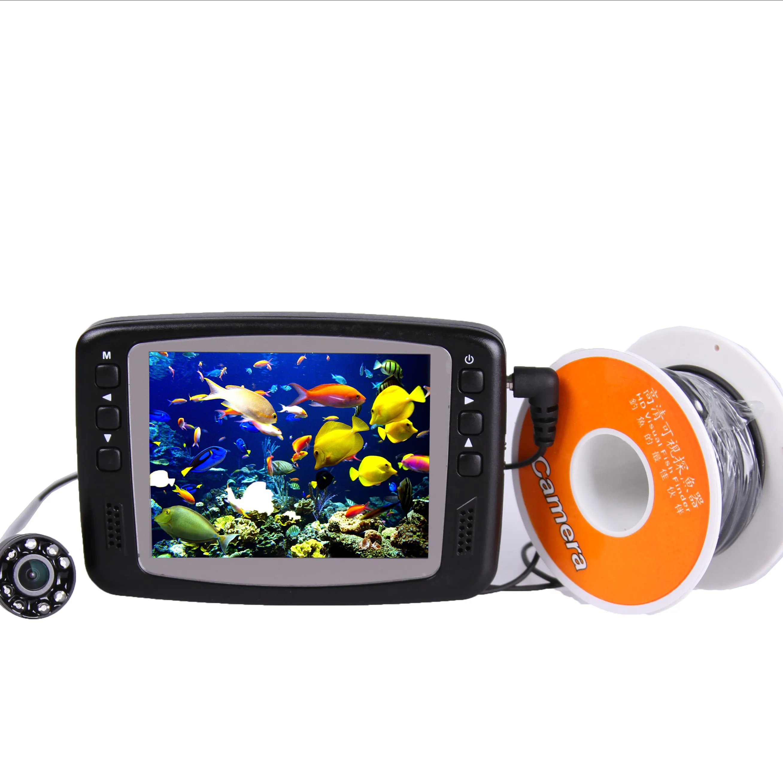 15M Cable Waterproof Fish Finder 3.5" TFT LCD Monitor Underwater Fishing Video Camera System