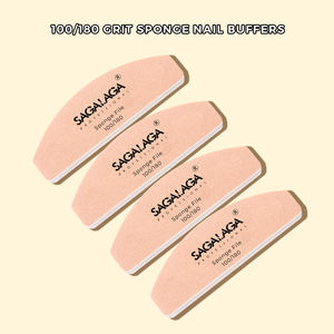 ตะไบเล็บและบัฟเฟอร์ฟองน้ำสองด้านพร้อม80/120 100/180 <span class=keywords><strong>220</strong></span>/<span class=keywords><strong>280</strong></span>กรวดสำหรับมืออาชีพปรับแต่งโลโก้ได้ตามต้องการ - Product Image 3