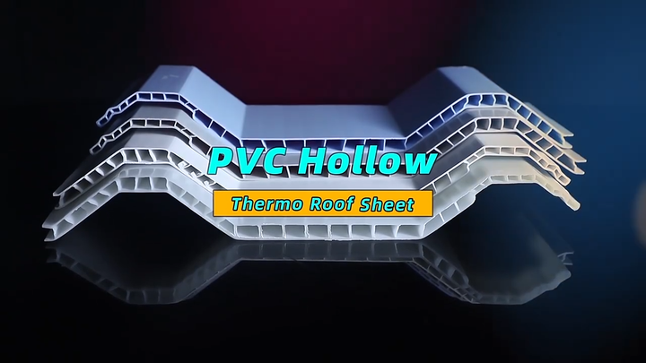 UPVC Hollow ASA UV Resistant Teja Alveolar Thermoacoustic PVC Hollow ...