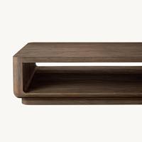 Table basse moderne en marbre - Meuble de salon multifonctionnel convertible avec rangement - Durable et facile à nettoyer