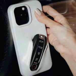 Silicone điện thoại di động Trường hợp với chìa khóa xe giữ núi Audi Mercedes Benz đối với Porsche Key Đối với <span class=keywords><strong>iPhone</strong></span> Bìa Shell - Product Image 6