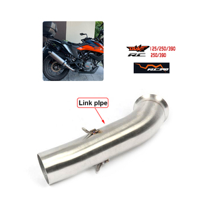 Section centrale de modification de moto de tuyau de Contact moyen applicable pour <span class=keywords><strong>KTM</strong></span> RC390 RC250 <span class=keywords><strong>DUKE</strong></span> <span class=keywords><strong>125</strong></span> 250 390 silencieux d'échappement - Product Image 1