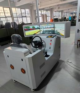 Simulateur de conduite automobile pour école de conduite de bus, équipement pour débutants, intérieur, métal, garantie 1 an, anglais - Product Image 1