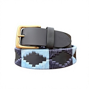 Cinturones de Polo de Cuero Genuino de la Mejor Calidad para Hombre en Venta, Ideas de Regalo para Aniversario o Cumpleaños, Diseños Duraderos Disponibles - Product Image 1