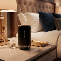 Diffuseur d'air frais en métal de luxe, moderne, populaire, capteur de vibration, noir, oud, rose, aromathérapie liquide, lumière ambiante, USB