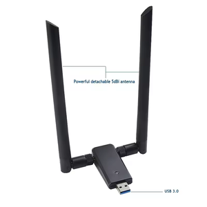 การ์ดเชื่อมต่อเครือข่ายไร้สาย HT Hot Seller USB3.0 Dual-Band 1200M  2.4G/5.8G  ไม่ต้องติดตั้งไดรเวอร์  โมดูลรับสัญญาณ WiFi ของแท้ใหม่ มีสินค้าในสต็อก - Product Image 5