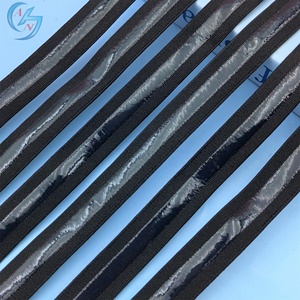 Các Nhà Sản Xuất Bán Buôn Tùy Chỉnh Jacquard Dệt Kim Màu Đen Trắng Chống Trượt Ban Nhạc Đàn Hồi Sóng Spandex/Polyester 2.5Cm Nhà Vải - Product Image 2