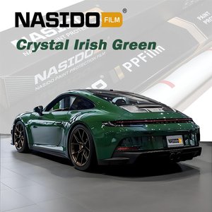 Avvolgi in vinile verde chiaro in cristallo NASIDO pellicole protettive per auto PET PPF - Product Image 4