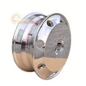 Jantes de camion en aluminium forgé poli à 10 goujons 17.5/19.5x6.0 17.5/19.5x6.75 - Product Image 2