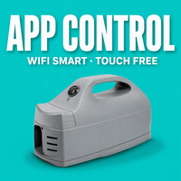 Piège à souris électrique intelligent WiFi automatique haute tension pour rats et rongeurs, notification à distance via application, piège à souris électronique sûr