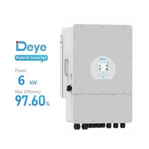 Deye ไฮบริดกริด<span class=keywords><strong>2</strong></span> MPPT สามเฟส6KW ไฮบริดแรงดันไฟฟ้าต่ำ380V 400V IP65 PV อินเวอร์เตอร์ EU แรงดันไฟฟ้า - Product Image 2