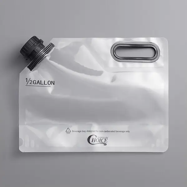 Neuankömmling Custom Printed Clear Water Pouch 5L Getränk 1 Liter Auslauf beutel Kunststoff Liquid Stand Bag
