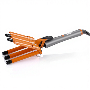 Rizador de Pelo RAF Anti-Quemaduras de 5 Barriles Iónico Ondulador Profundo Ancho con Calentamiento Rápido PTC Bobinador de Pelo Automático - Product Image 6