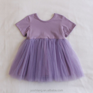 Abito tutu personalizzato <span class=keywords><strong>per</strong></span> bambina con maglia morbida e maglia in <span class=keywords><strong>cotone</strong></span> a maniche corte con fodera <span class=keywords><strong>per</strong></span> ragazze - Product Image 3