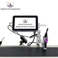 Imprimante jet d'encre TIJ IPS-8101 12,7 mm / 25,4 mm, machine d'impression de données variables TIJ 2.5, machine de codage de codes-barres, de lots, de QR codes et de logos