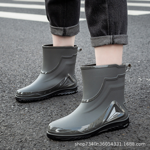 Wholesale Light-Weight Adult PVC Gumboots Winter <strong>Wellington</strong> Short Rain <strong>Boots</strong> for Car Wash Waterproof and Recyclable - Product Image 3