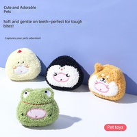 Jouet en peluche chat animal de dessin animé avec couineur et papier froissé pour jeu de morsure