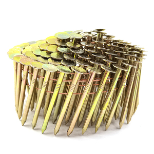 Clavos para Techos en Bobina de Alambre Galvanizado Liso de 1-1/2 Pulgadas con Anillo, Clavos Clout - Product Image 2