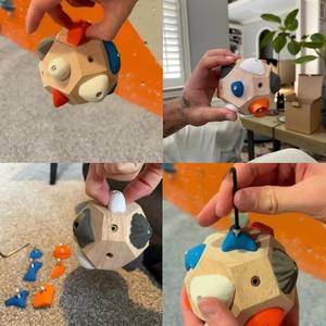 Bloc d'entraînement d'escalade artisanal créatif et ludique en forme de roche - Product Image 4