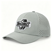 Casquette de baseball ajustée de luxe de haute qualité en nylon respirant et imperméable, à simple boutonnage et boucle, 5/6 panneaux