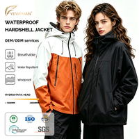 Veste imperméable personnalisée avec logo imprimé par transfert thermique, coutures thermosoudées, coupe-vent, imperméable, manteau de trekking, marque personnalisée, fermeture éclair hiver