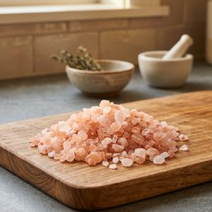 Sal de Roca Natural Comestible del Himalaya Rosa Claro, Ideal para Cocinar y como Sal de Mesa en Gránulos Refinados, Sal Fina Rosa Oscuro del Himalaya - Product Image 1