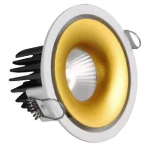 埋め込み式<span class=keywords><strong>LED</strong></span>ダウンライト用の工場カスタムCOBダウンライトラウンドアルミニウム5w12w屋内商業照明