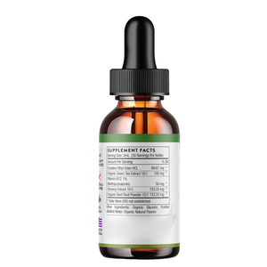 Oem thương hiệu Creatine chiết xuất trà xanh vitamin 12 chiết xuất nhân sâm chất lỏng bổ sung cho các nhà máy với năng lượng thúc đẩy lợi ích - Product Image 2
