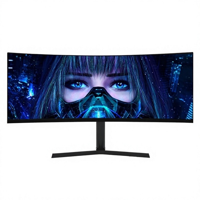 34 Inch Gaming Fish 180Hz Curved Computer IPS Monitor 21:9 1ms Response Time 300cd/m2 Brightness DP Interface High Score Screen