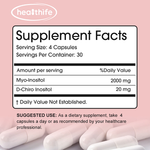 Capsules <span class=keywords><strong>de</strong></span> Myo-Inositol et D-Chiro-Inositol Healthife <span class=keywords><strong>40</strong></span>:1, Fabricant <span class=keywords><strong>de</strong></span> compléments alimentaires en marque blanche OEM - Product Image 2