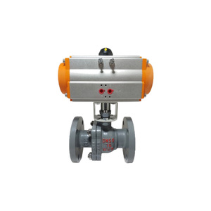Vanne à boisseau sphérique pneumatique à bride DN50 16 WCP Dalian Da Gao Yuan, type interrupteur industriel pour eau, vapeur et produits pétroliers - Product Image 5