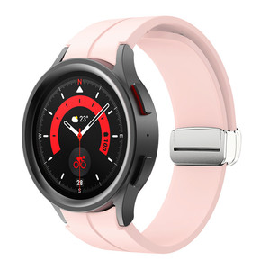 2023 mode Offre Spéciale boucle magnétique Silicone caoutchouc montre-bracelet Sport bande pour <span class=keywords><strong>Samsung</strong></span> montre série <span class=keywords><strong>5</strong></span> montre intelligente - Product Image 2