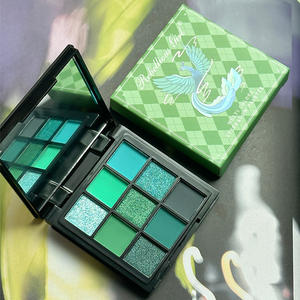 <span class=keywords><strong>Palette</strong></span> di Ombretti Rebellious Girl 9 Colori Impermeabili <span class=keywords><strong>Verde</strong></span> Pavone Avocado <span class=keywords><strong>con</strong></span> Finiture Perlate e Opache - Product Image 6