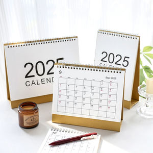 Diseño original logotipo personalizado <span class=keywords><strong>365</strong></span> días soporte de papel planificador <span class=keywords><strong>precio</strong></span> de fábrica promoción regalo semanal mensual Calendario de escritorio - Product Image 2