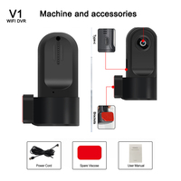 Caméra embarquée WiFi 2.4G FHD 720P 2026 avec surveillance de stationnement 24H, boîte noire, résistance aux hautes températures, plastique+ABS