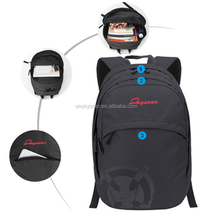 Custom Logo Lightweight <strong>Cheap</strong> Fashion Black Magic Girls Boys Unisex Casual Travel High School Book Bags Collage <strong>Backpack</strong> - Product Image 5