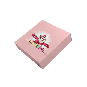 HENGXING Wholesale Magnetic Gift Box <b>Christmas</b> Gift Packaging Box Custom <b>Boxes</b> Packaging Pink Rigid Cardboard - Product Image 6