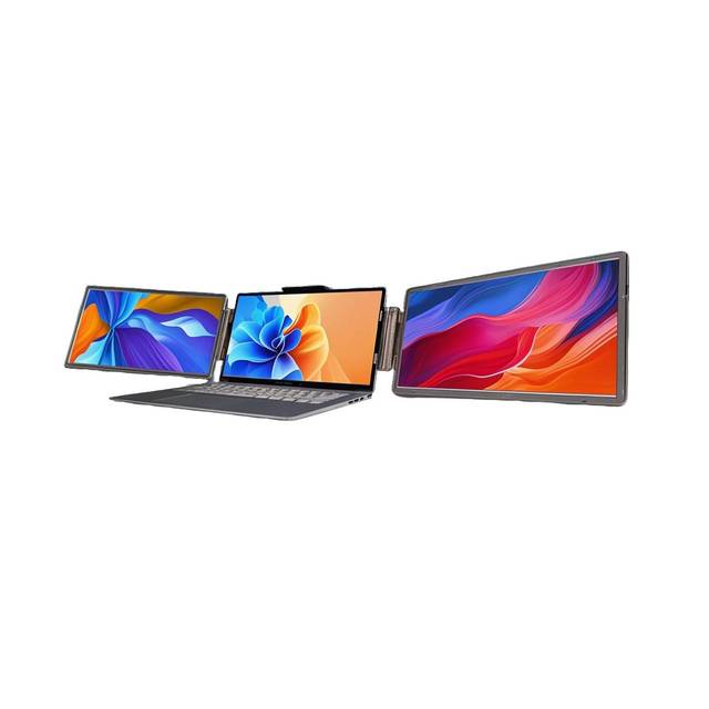 14 Inch S2 Laptop Screen Extender FHD 1080P IPS 60Hz High Brightness Triple Type-C Detachable Portable Monitor