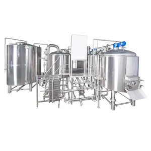 Equipo de cervecería industrial de 2000L Sistema de elaboración de cerveza a gran escala Configuraciones personalizadas proporcionadas con soluciones llave en mano