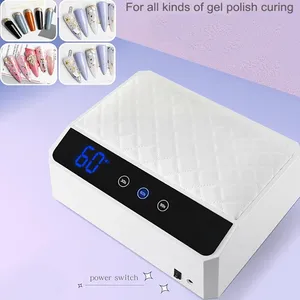 เครื่องอบเล็บ 178W แบบไม่สามารถชาร์จใหม่ได้ สำหรับอบเล็บสองมือ ใช้กับเจลขัดเงาแบบมืออาชีพ เครื่องอบเล็บยูวี แอลอีดี - Product Image 2
