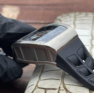 High-end designer business style 20mm rubber strap power reserve display <b>second</b> <b>hand</b> men's multi-functional wristwatch - Product Image 4