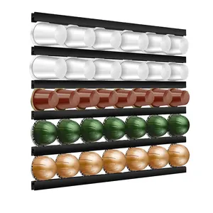 Hot Sale Capsules Organization Storage Organizer Pod Drawer Holder Shelves Coffee Capsule Container FOR NESPRESSO Pods