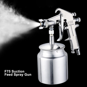 Pistola de Pulverización por Succión F75, Pistola de Pintura Neumática de Aluminio para Muebles y Metal - Product Image 3
