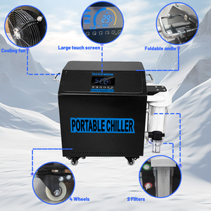 Xách tay 110V 0.5HP lạnh Plunge nước làm mát máy làm lạnh 110V Ice Bath trị liệu thiết bị với máy bơm Wifi 1000L 30% OFF - Product Image 3