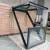 Fenêtre de toit en aluminium étanche de style moderne, transformable en balcon, pour la ventilation des terrasses et des greniers